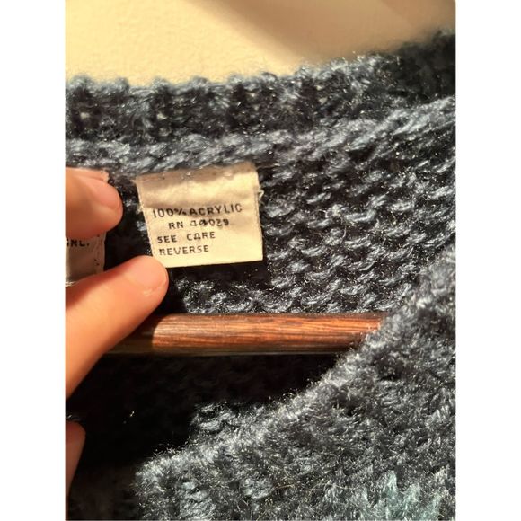 Vintage Russ Sweater Vest Dog Knit Woman’s Size L - Picture 4 of 4